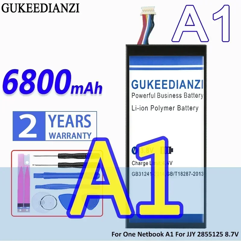 Фото Аккумулятор GUKEEDIANZI большой емкости 6800 мАч для одного нетбука A1 для JJY 2855125   Блокнот 8,7 В №1