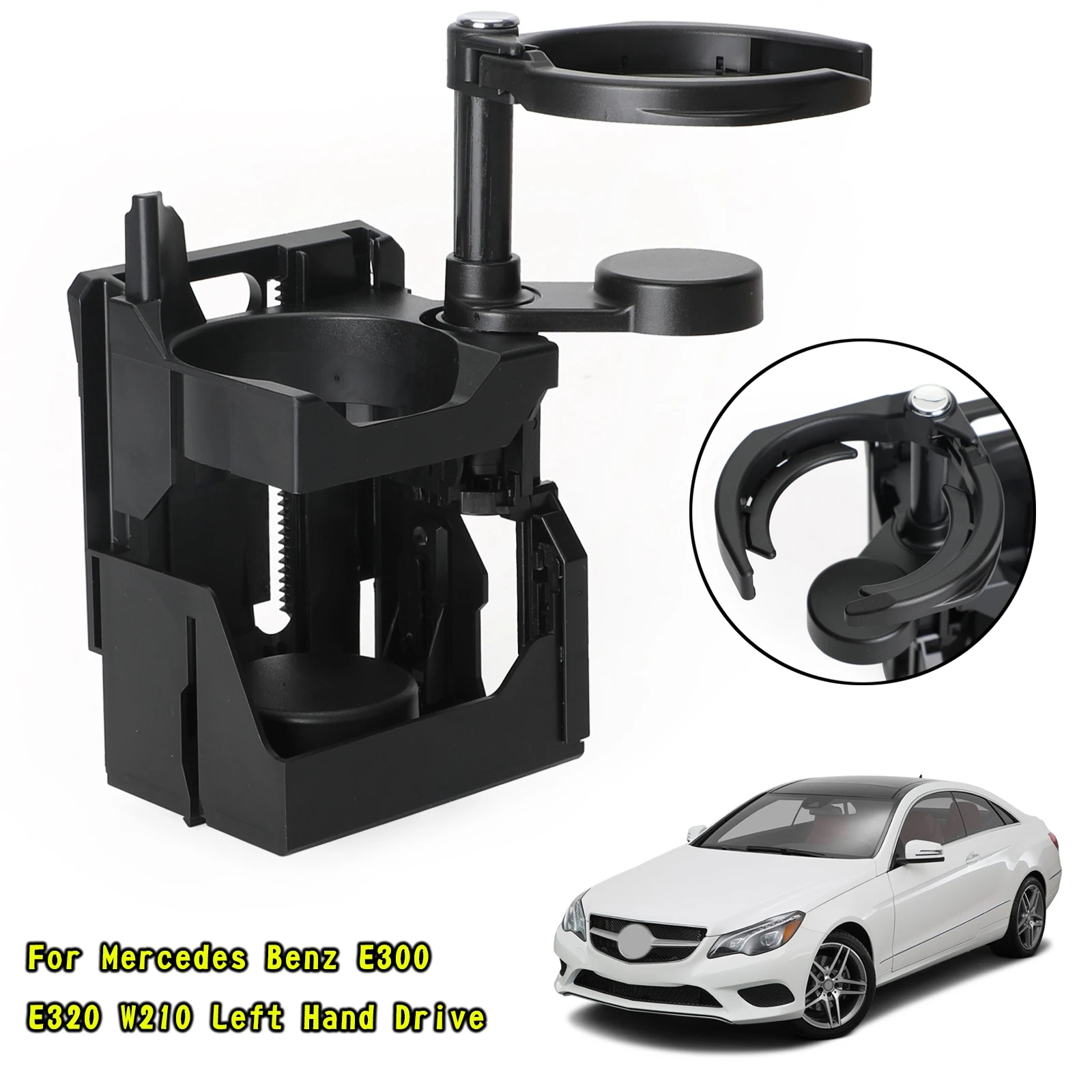 

Areyourshop Front Cup Holder For Mercedes Benz E300 E320 W210 2106800114 66920101 Car Auto Parts