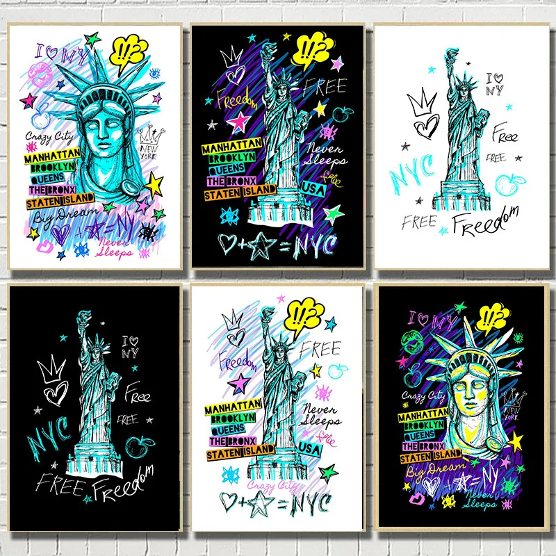 

Искусство граффити, статуи, холст, картина, плакат и печать, настенные картины, украшения для дома, картины