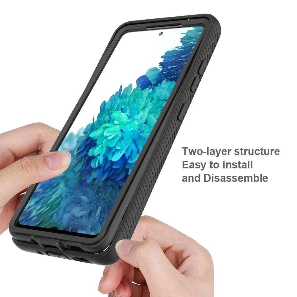 Hybrid Rugged Armor Shockproof Case For Samsung Galaxy S20 FE Note 20 S21 S22 S23 Ultra S10 S9 Plus Note 10 Lite Back Cover