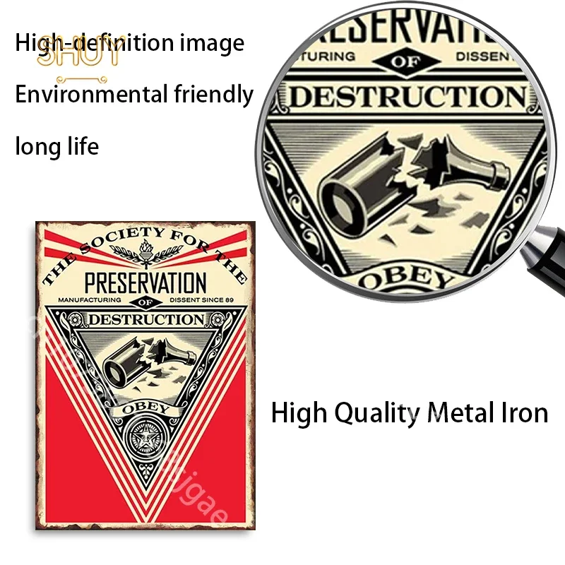 Винтажные Психоделические Металлические Жестяные Вывески В Стиле Хиппи