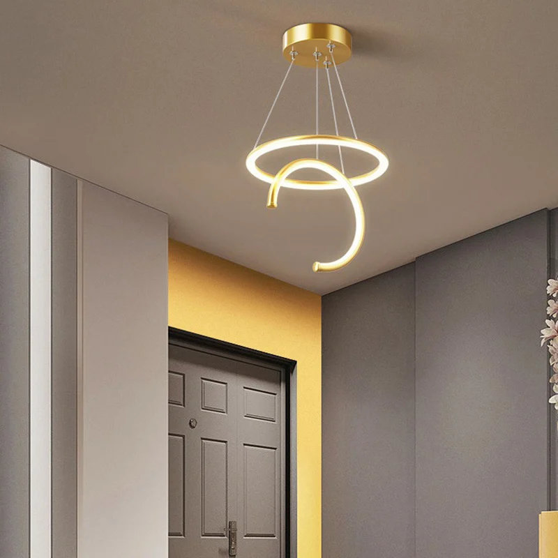 Современная Подвесная лампа для коридора спальни крыльца лестницы балкона