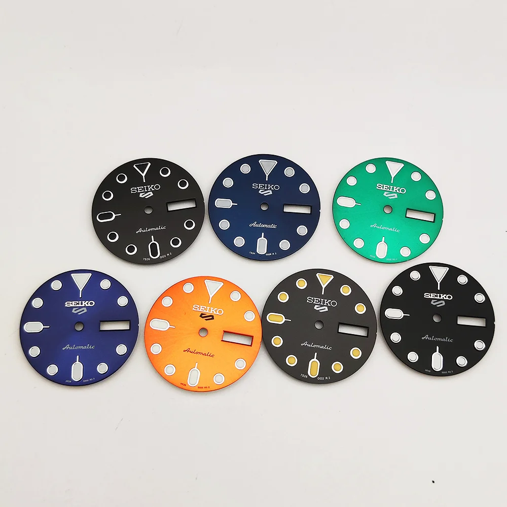 

Modified Abalone 28.5mm Automatic Mechanical Seiko Watch Literally Fits NH36 Dial Watch Repair Watch Dial Nh36 Dial S Logo