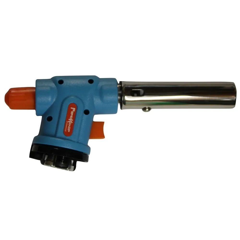 Горелка газовая на баллон пьезоподжиг своб. вращение 360° пламя 1300° 80х150мм