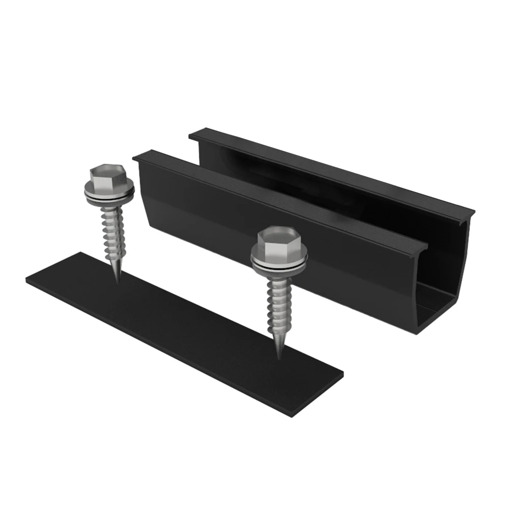 Высококачественный практичный черный кронштейн для соединения 1/4 шт. 12 см