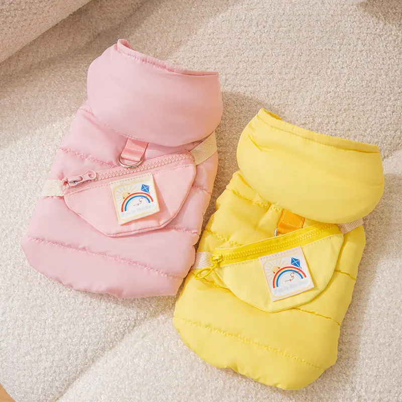 

Pet Warm Sweater Autumn Winter Medium Small Cat Dog Cotton Clothes Fashion Hoodie Cute Satchel Kitten Puppy Sweet Coat Yorkshire