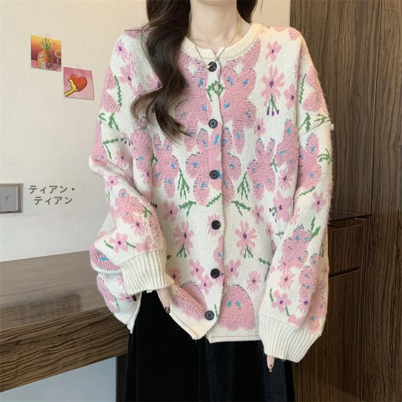 Зимний толстый теплый свитер больших размеров для полных девочек верхняя одежда