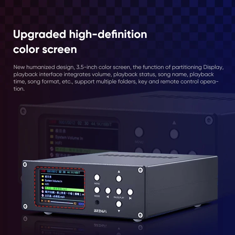 BRZHIFI настройка напряжения DIY цифровой проигрыватель USB DSD ЦАП аудио усилитель без