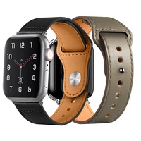 leather strap for apple watch band 41mm 45mm 42mm38mm bracelet correa apple watch series 7 6 5 4 3 se 44mm 40mm accessories