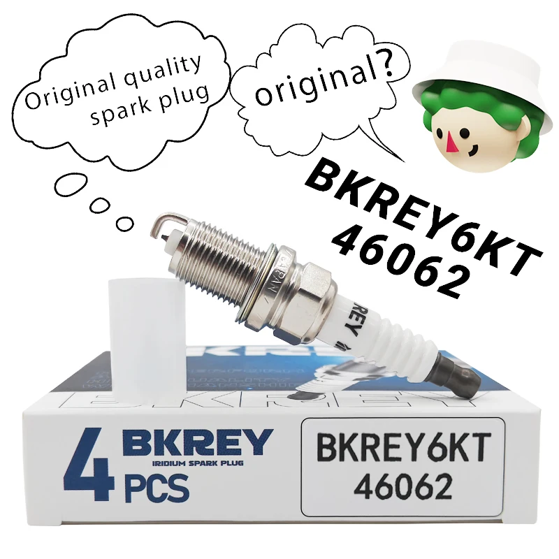 4/20PCS K16TT 4603 Iridium Spark Plug For TOYOTA Corolla 4AGE 20V AE101 YARIS K16TT-4603 BKREY6KT 46062 Car Enigne