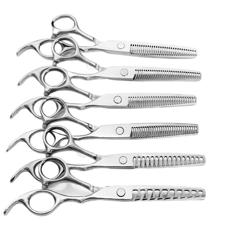

6 Inches Japanese Stainless Steel Professional Salon Barber Haircut Thinning Scissors