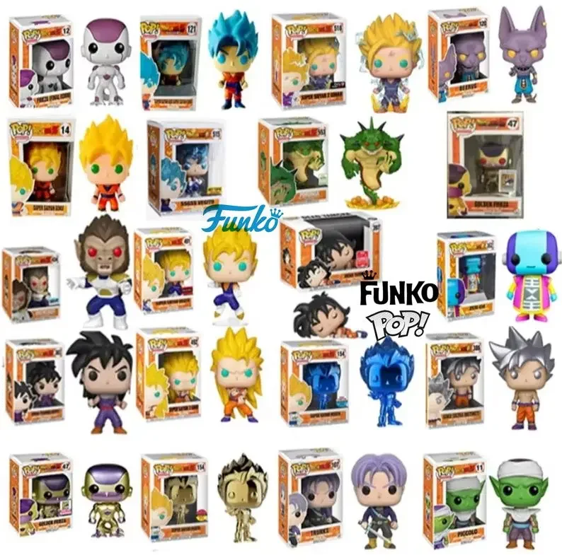 Funko POP SUPER SAIYAN BROLY SSGSS Goku VEGETA TRUNKS GOHAN PICCOLO FRIEZA GREAT APE BEERUS ACTION ИГРУШКА Виниловая фигурка
