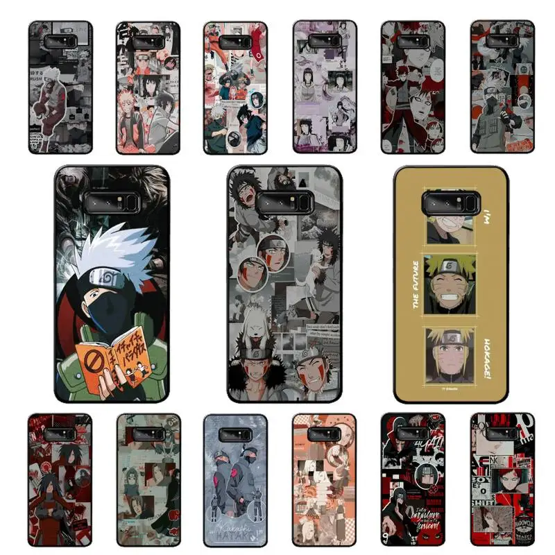 

BANDAI Naruto Hokage Kakashi Bling Phone Case for Samsung Note 5 7 8 9 10 20 pro plus lite ultra A21 12 72