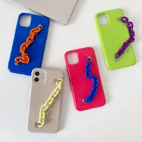 chic candy pendant bracelet soft tpu phone case for for iphone 12 pro mini 11 6 7 8 plus x xr xs max se 2020