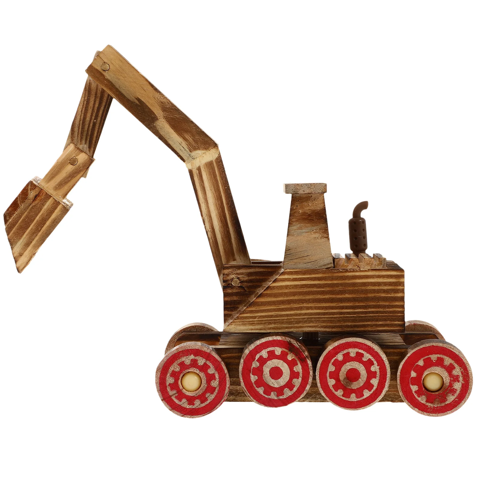 

1pc Excavator Shape Adornment Delicate Desktop Decor Movable Excavator