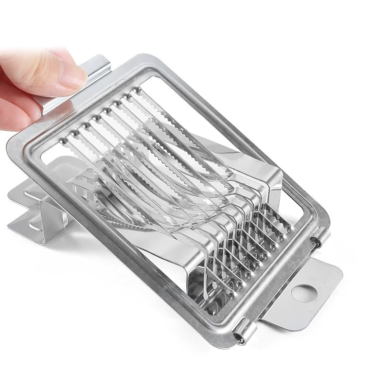 

Stainless Steel Egg Cutter Egg Slicer Kitchen Gadget