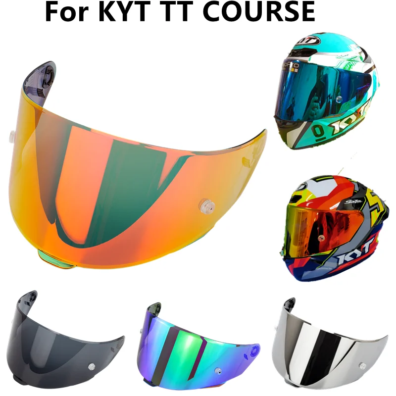 หมวกกันน็อคสำหรับ KYT TT หลักสูตรรถจักรยานยนต์หมวกกันน็อกกระจกกันแดด TTC หมวกกันน็อกอุปกรณ์เสร...