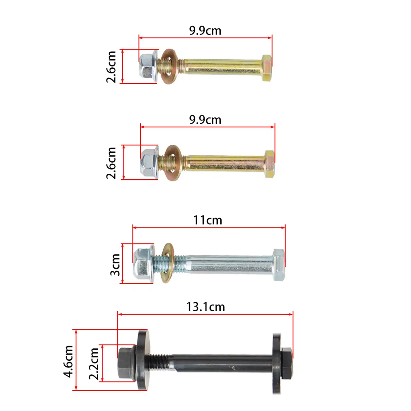 Болты переднего кулачка Надежный D00-02-cam-980-981 для Dodge RAM 1500 2000-2001 Простая установка