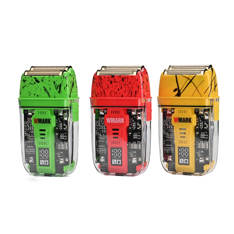 Новинка, бритва для волос WMARK, бритва для бороды, USB, бритва для бритья, белая