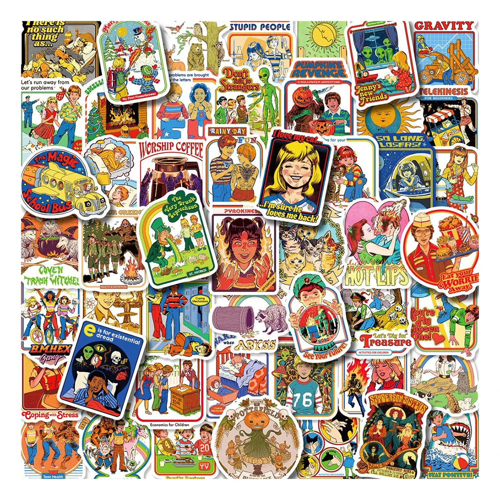 

10/30/50/шт. Юмористическая женская Европейская и американская личность чемодан автомобиль гитара Искусство граффити наклейки оптовая продажа