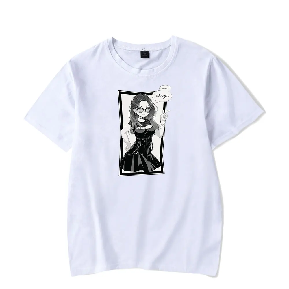 SSSniperWolf с нелегальным логотипом Merch футболка для мужчин и женщин коротким рукавом