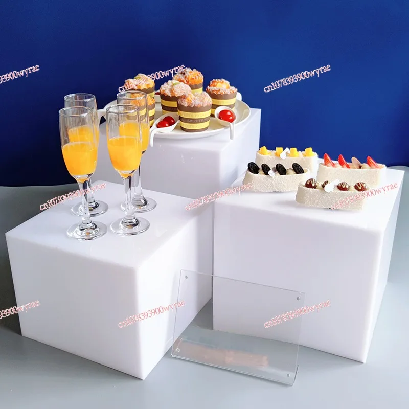 3 шт. в наборе квадратные свадебные украшения акриловый набор для десертного