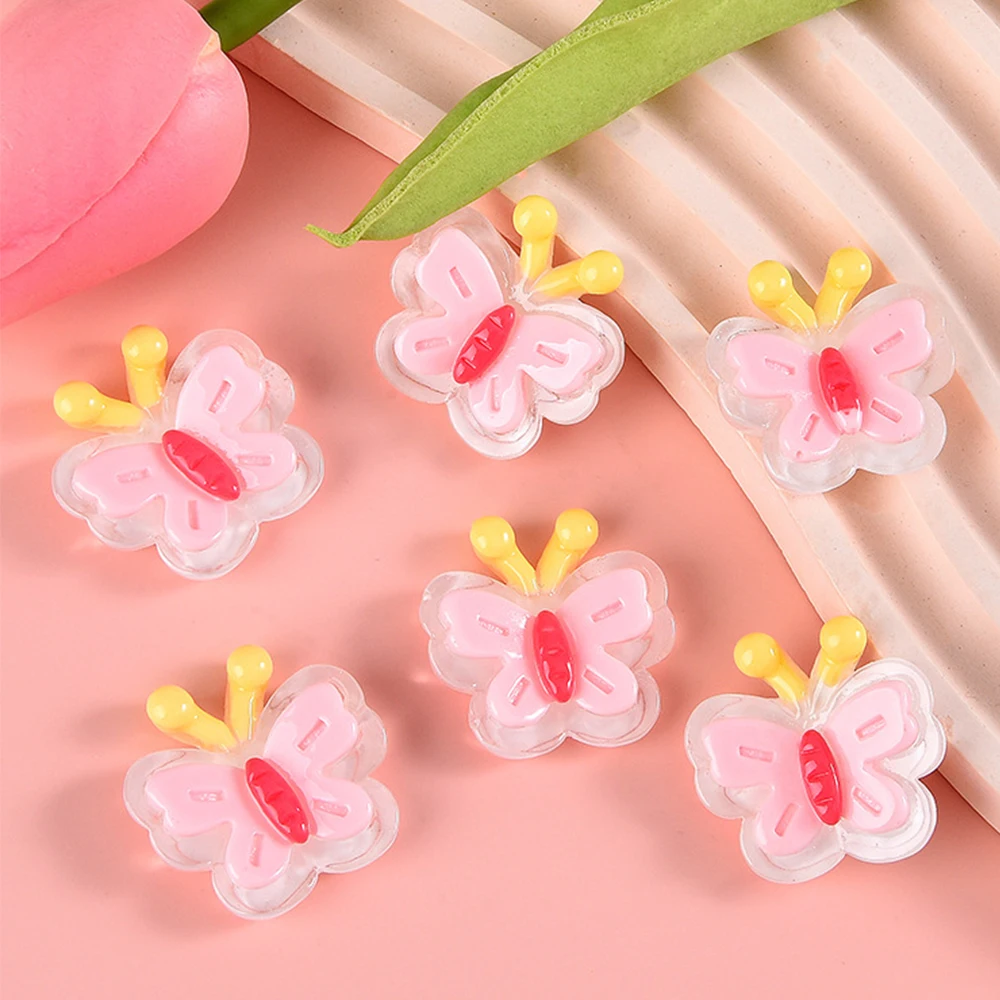 

10PCS Lovely Butterfly Series Resin Flat Back Cabochons For Hairpin Scrapbooking DIY Jewelry Craft Decoration Accessories