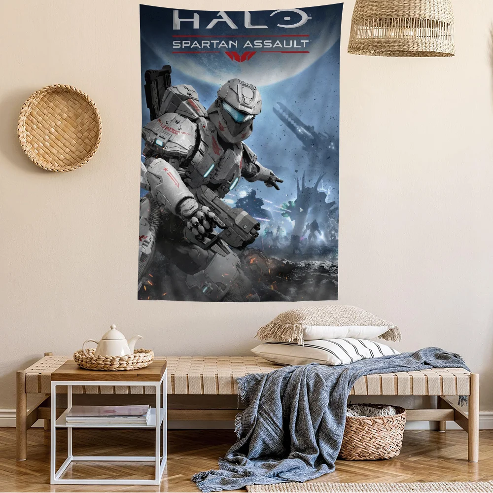 Классические игры серии H-Haloes1-5 красочный гобелен настенный хиппи цветы