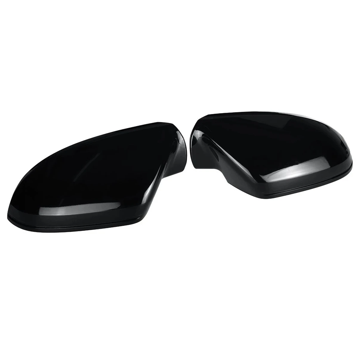 

Car Side Wing Rear View Rearview Mirror Shells Cover Case Caps For-Audi A6 C7 S6 4G 2012-2018 Gloss Black Exterior Parts