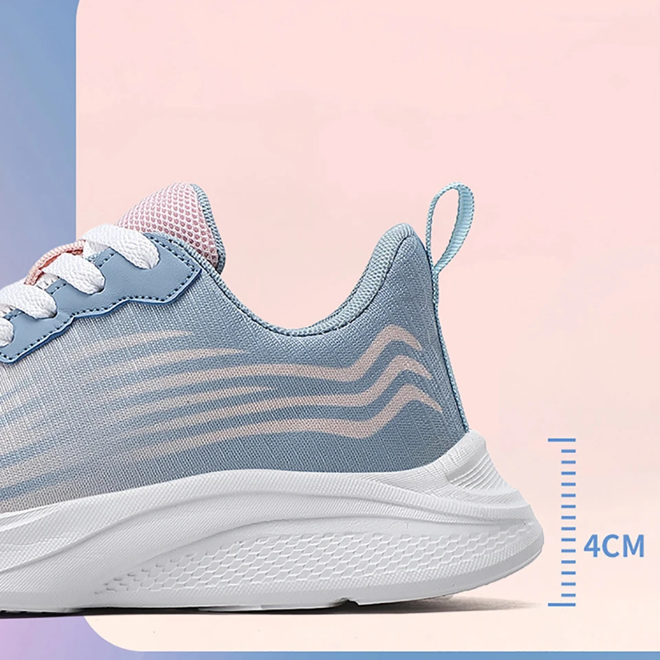 Lightweight Sneakers for Women Running Shoes Breathable Outdoor Sports Shoes Comfortable Athletic Training Footwear