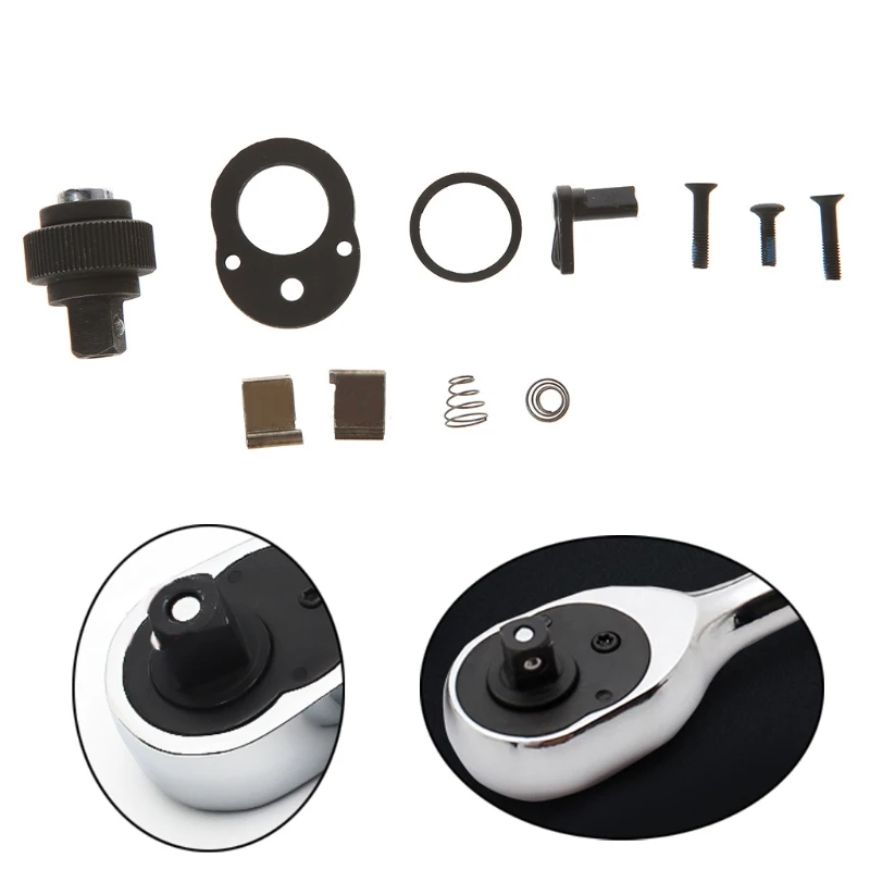 

1/4'' 3/8'' 1/2'' 72 Teeth Ratchet Socket Wrench Repair Accessory Spare Part Kit