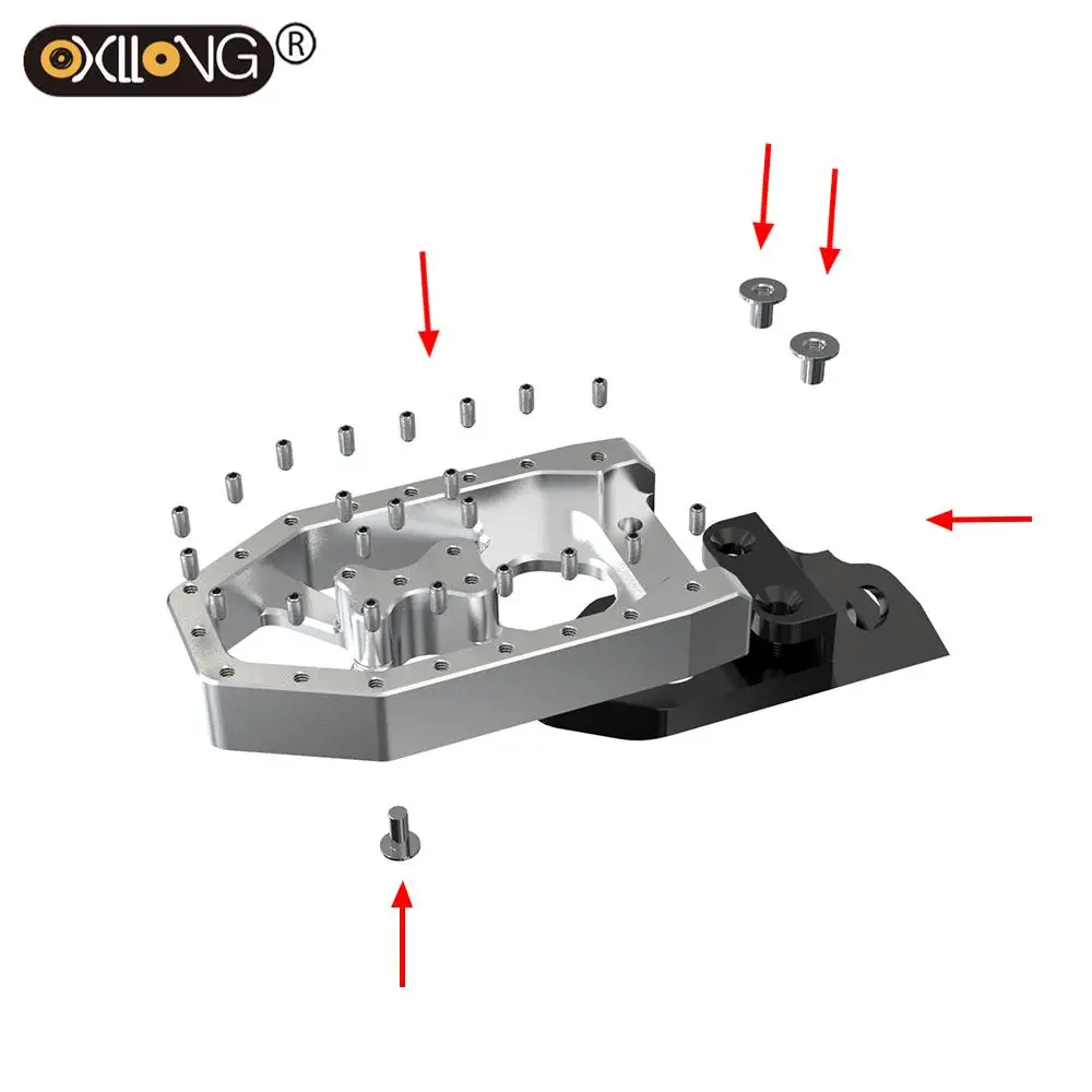 Увеличенные подножки с ЧПУ широкие педали для Suzuki DR-Z125 2012 2013 2014 2015 2016 2017 2018 2019 2020 2021