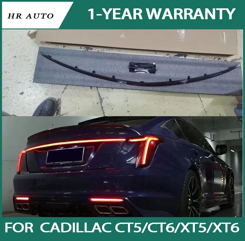 

Easy installation fit for Cadillac CT5/CT6/XT5/XT6 high quality through water taillights tail light assembly