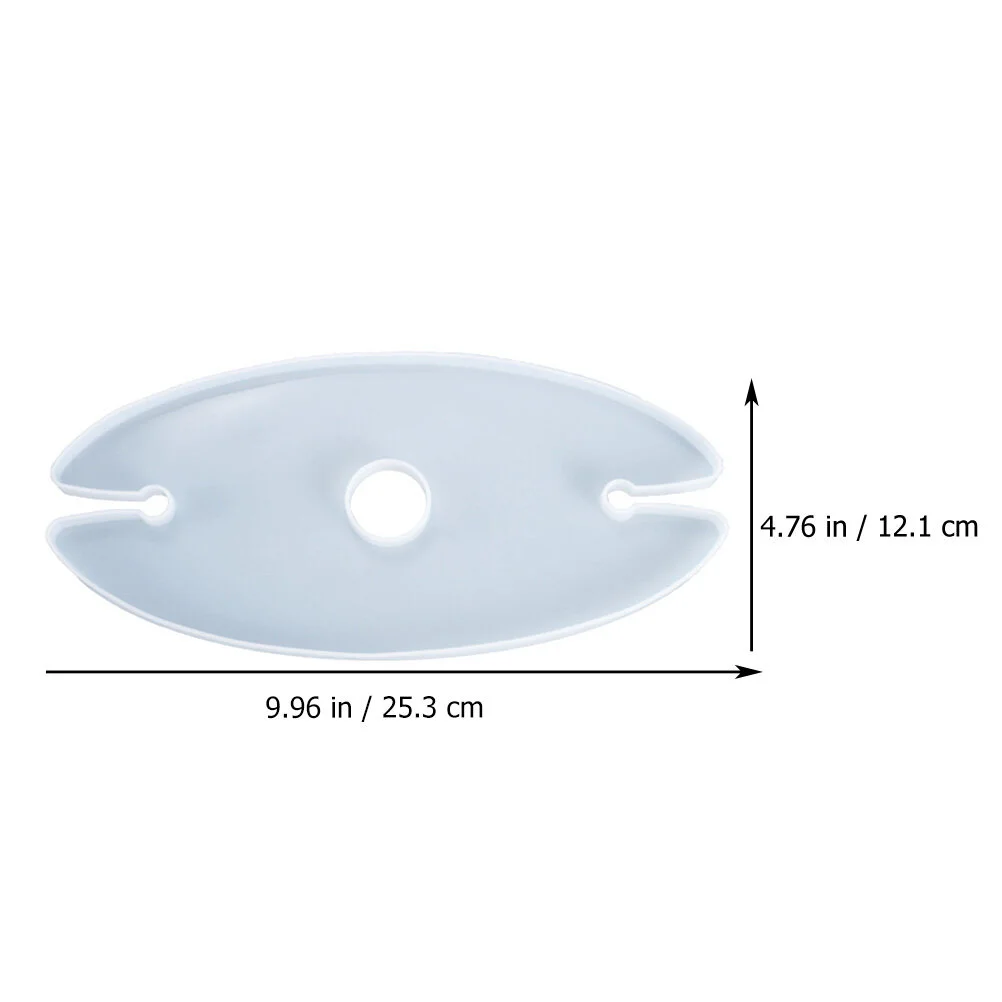 2 Pcs Silicone Mold Epoxy Resin Clear DIY Supplies Stand Mould Craft Accessories Rack