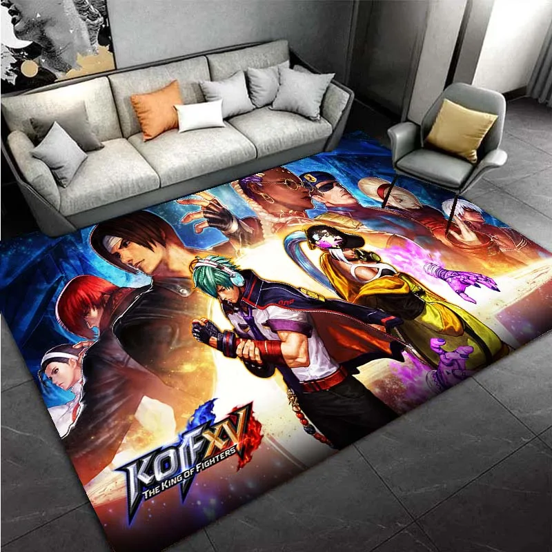 Классические ретро коврики King of Fighter для игровой зоны декоративный ковер