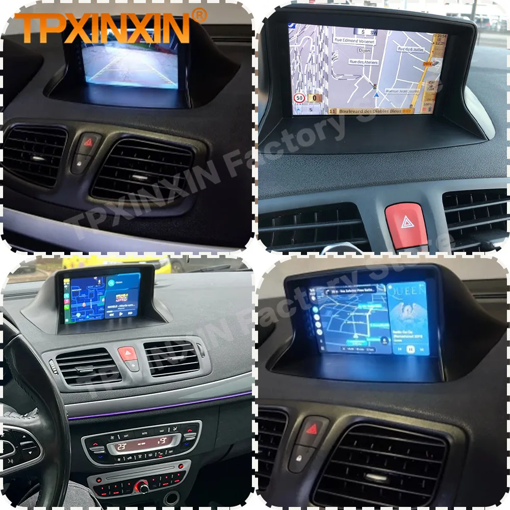Фото Автомобильный центральный мультимедийный 2 Din Android 14 для Renault Megane 3 Fluence 2009-2015, автомобильный радиоприемник со стереоприемником BT5.0 №3