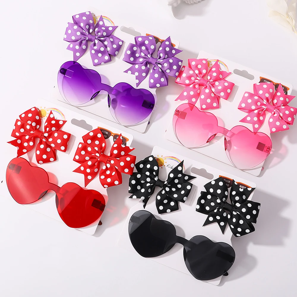 Ful Heart Sun Glasses Children Hair Accessories