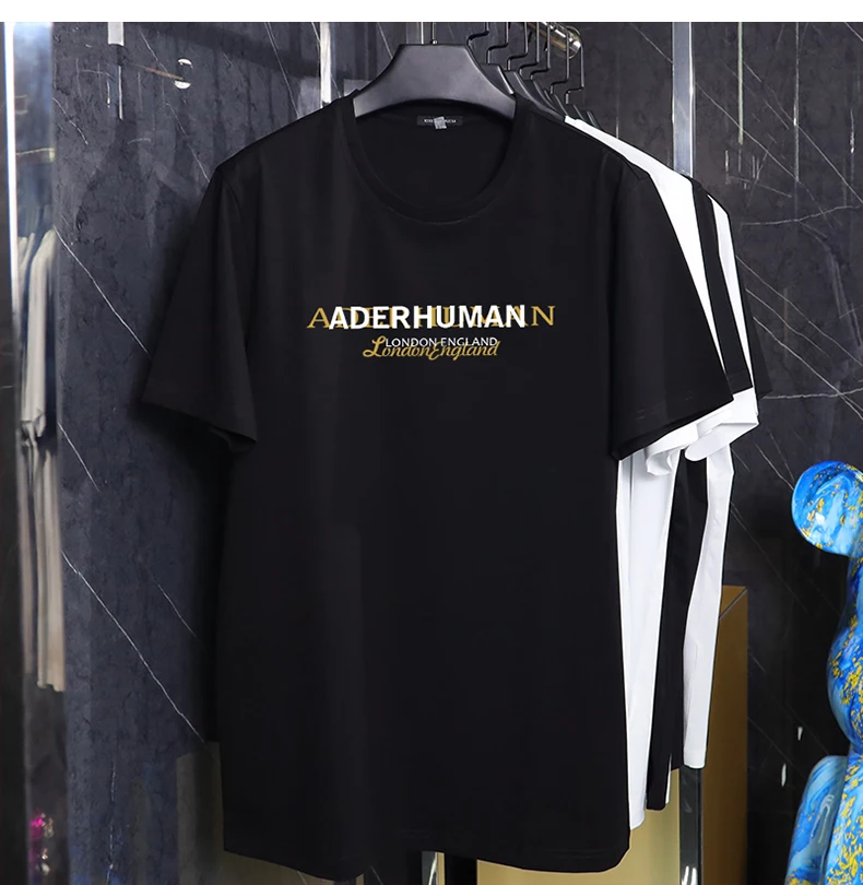 

ADER Tops & Tees Unisex Letter Print Round Sleeve Simple Versatile T-Shirt
