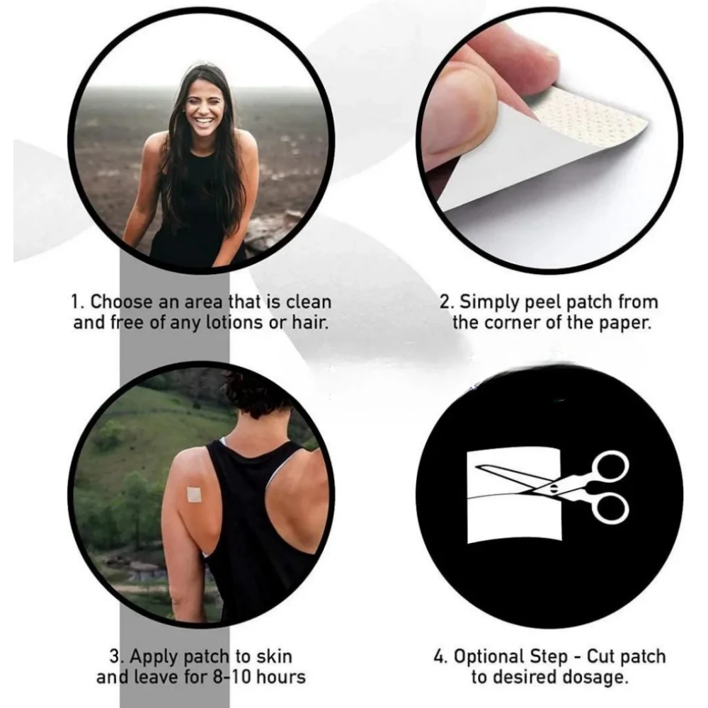 Органические трансдермальные пластыри корень Маки с экстрактом черного +