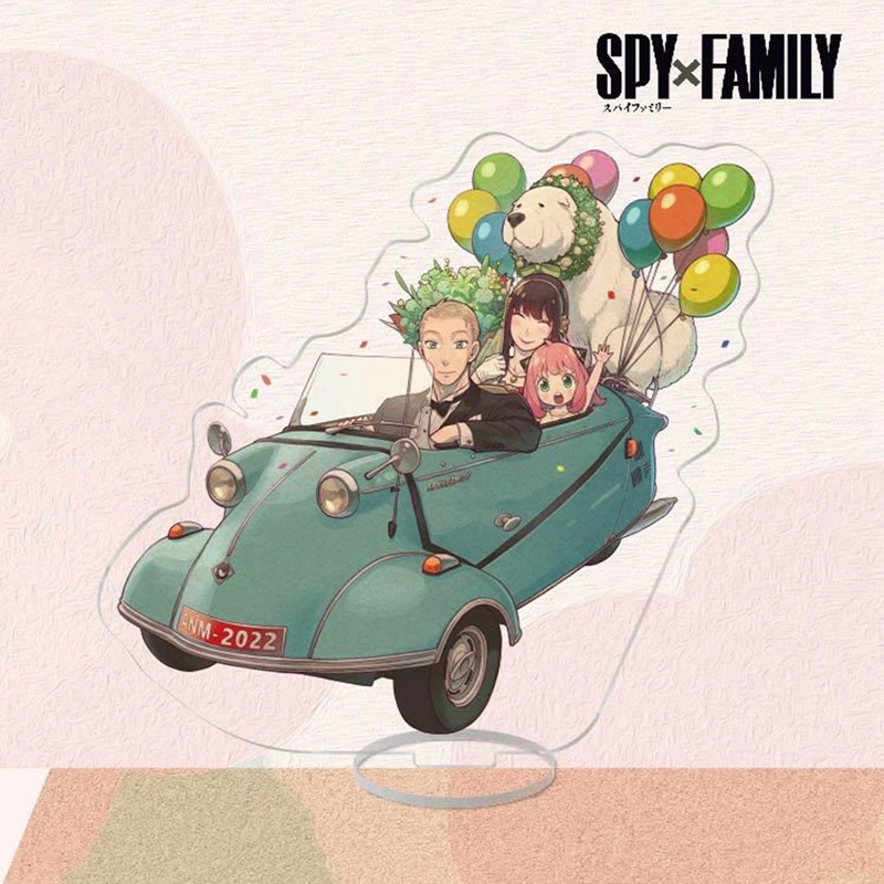 

SPY FAMILY Anime Action Figures Anya Loid Yor Character Spy Family Acrylic Stand Models Plate Desk Decor Standing Sign Fans Gift