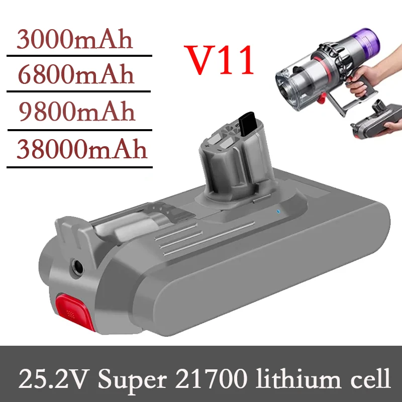 

Free ShippingOriginal Brand New Dyson V11 Battery Absolute V11 Animal Lithium Ion Vacuum Cleaner Rechargeable Battery Super Lith