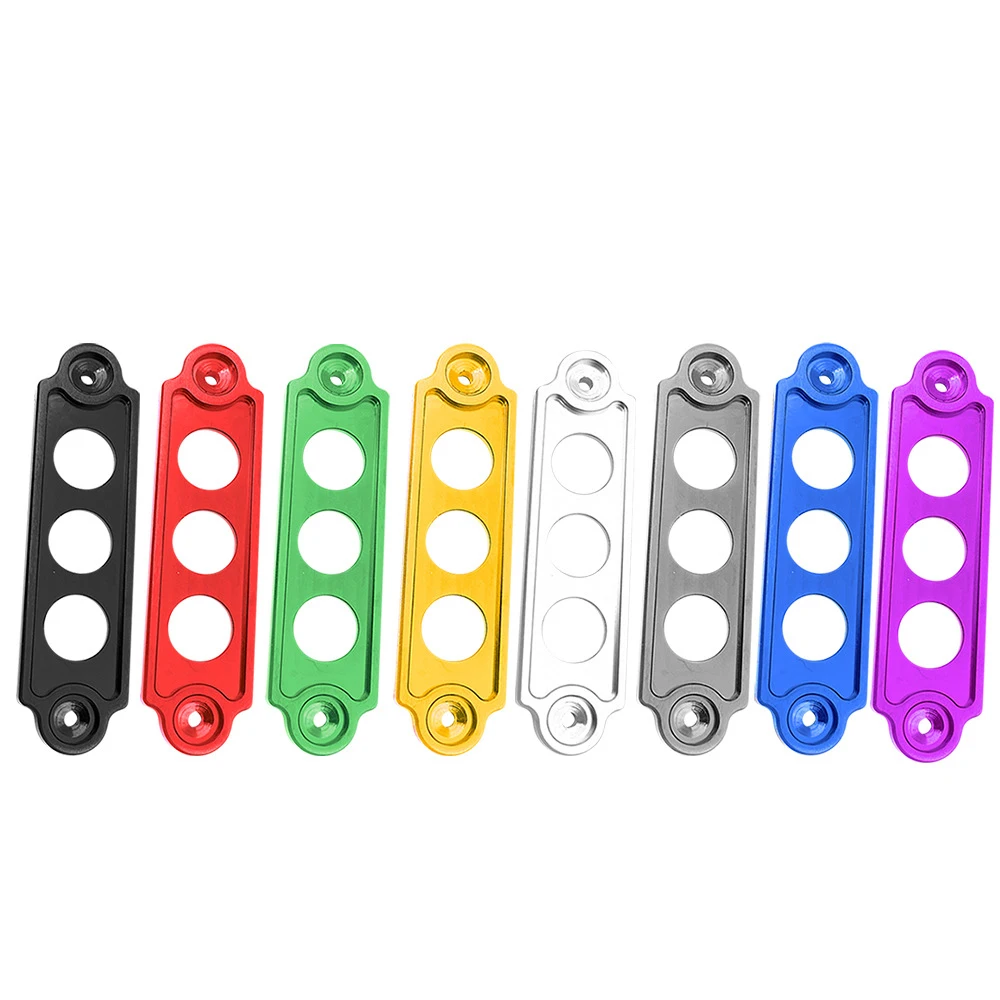 

Modified Battery Bracket Circle Three-hole Aluminum Alloy Battery Fasten Bracket Holderaccessories for Honda Civic Nissan