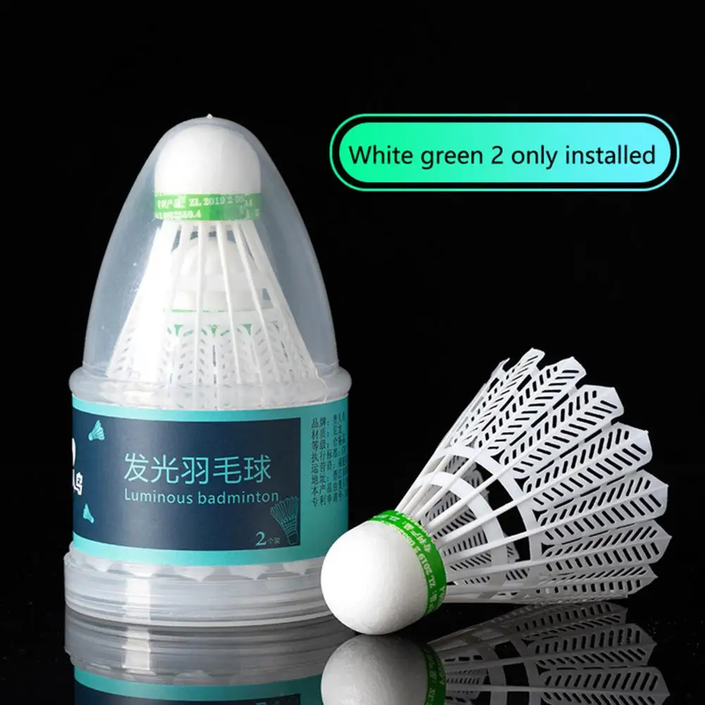 

Entertainment Vibration Damping Night Glow LED Shuttlecocks for Sports
