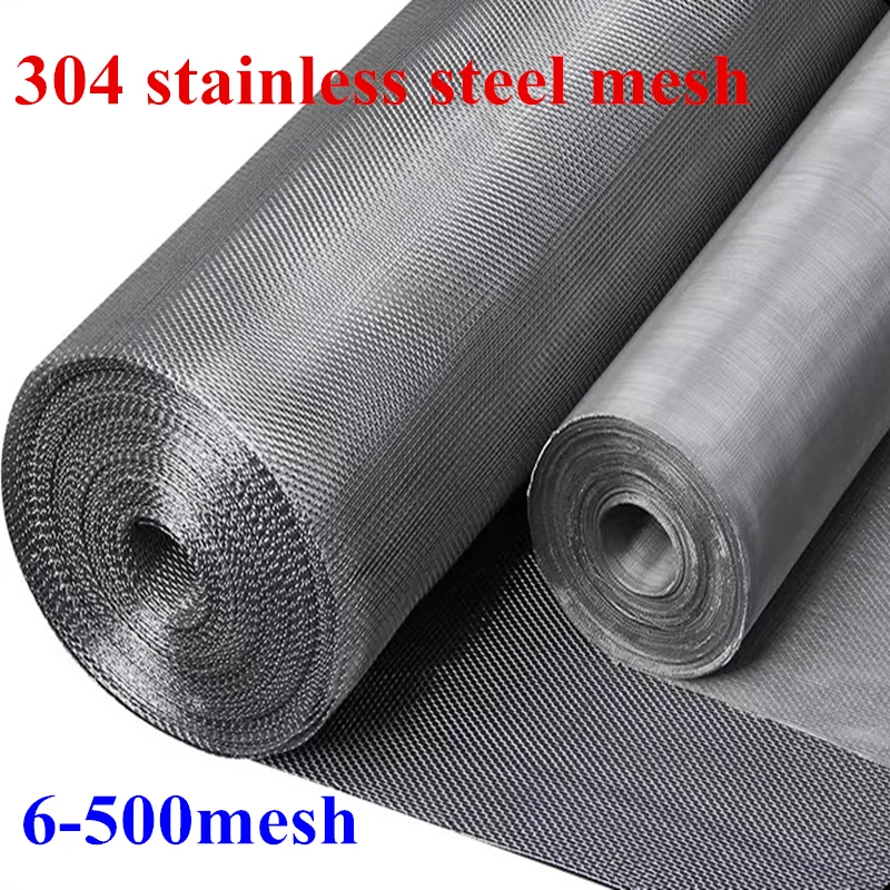 

Stainless Steel Filter 6/10/16/20/30/40/60/80/120-500 Mesh 180-25 Micron Filtration Screening Sheet Screening Filter Food Filter