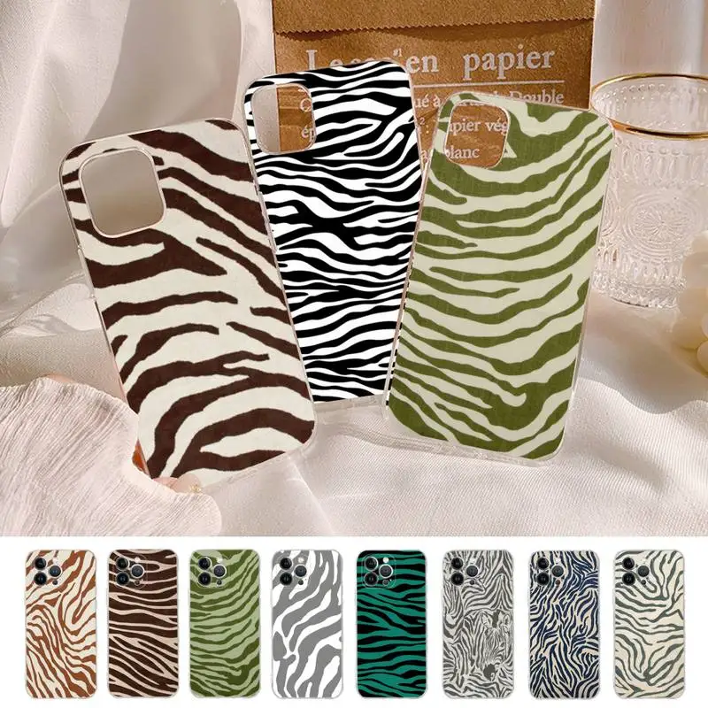 

Zebra Phone Case Silicone Soft for iphone 14 13 12 11 Pro Mini XS MAX 8 7 6 Plus X XS XR Cover