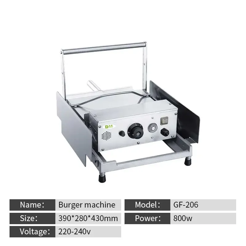 Электрическая автоматическая машина для изготовления гамбургеров и булочек