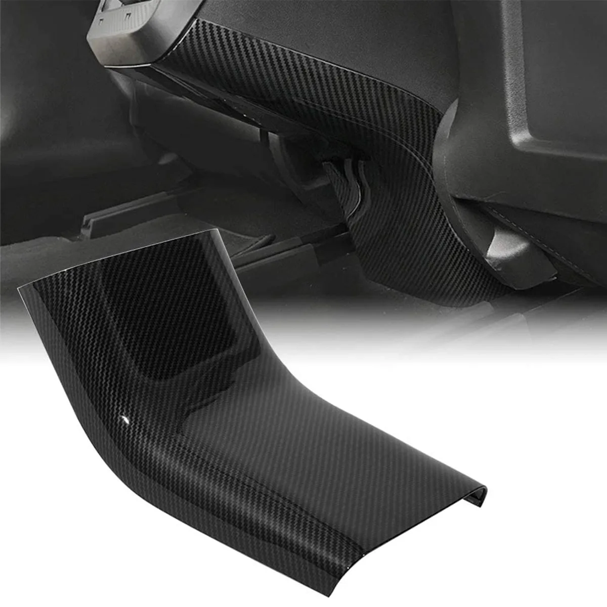 

Matte Carbon Fiber For Tesla Model 3 Y Interior Armrests Box Rear Seat Anti-Kick Kickproof Protection Cover Model Y Accessories