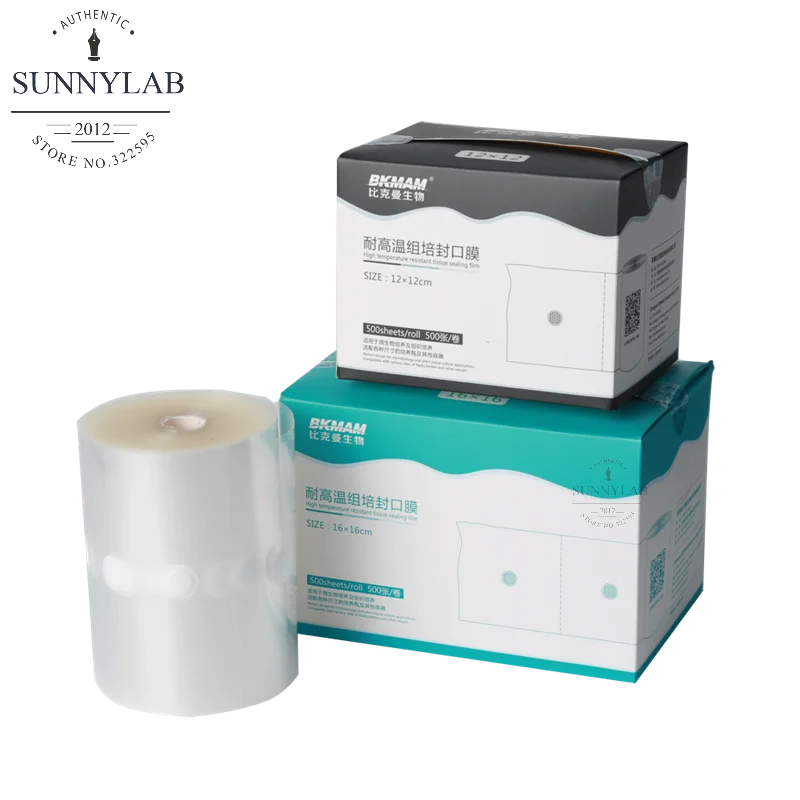 

1roll (500pcs) 12/14/16cm Sterile filtration sealing film triangle flask culture vessel sealing filter membrane for biological