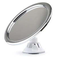 fogless cosmetic mirror with holder suction cup 360 rotation shower shave mirrors
