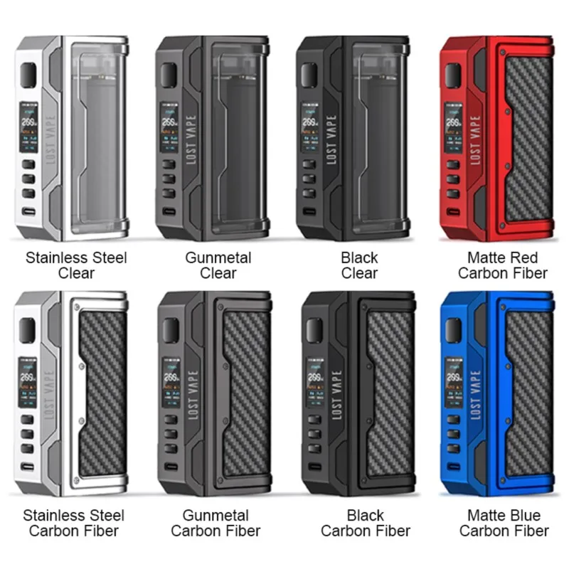 

Original Lost Vape Thelema Quest 200W MOD TC Box MOD Vape Electronic Cigarette Lostvape Vaporizer Power By Dual 18650 Battery